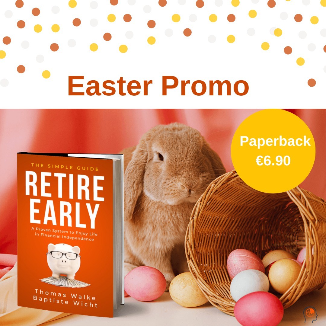Retire Early - The Simple Guide is now available as Paperback. Profit from the launch pricing until Easter - €6.90 or local currency on amazon stores worldwide. PS: it's a *simple* guide, so also suited for non-native english-speakers and also non-finance professionals ;-) https://amzn.to/3x1NhEk

 #personalfinanceblogger #personalfinanceblog #personalfinancebooks #personalfinances #finanzbuch #finanzbücher #buchtipps #finanzielleunabhängigkeit #finanzielleunabhängikeit #4percentrule #retireearly #financialindependenceretireearly #financialindependencejourney #financialindependenceforwomen #financialindependencenumber  #easterpromo 🐣